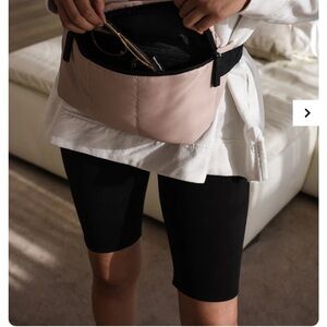 Calpak Luka Belt Bag Rose Quartz